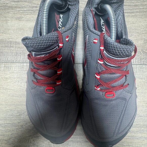 Altra Superior 4 Trail Gray/Red Running Shoes Men's Size 9.5 - Picture 2 of 7